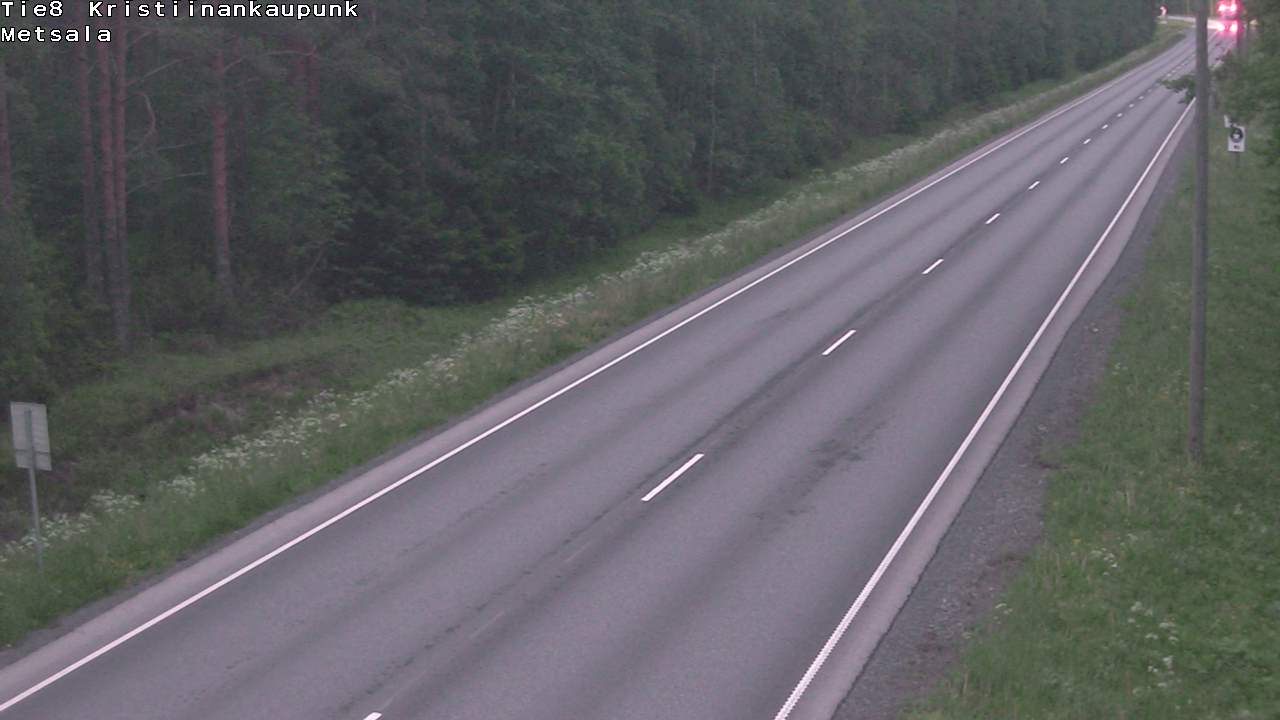 Kelikamerat Kuva Tie 8 Kristiinankaupunki, Metsälä, Kristiinankaupunki, Pohjanmaa