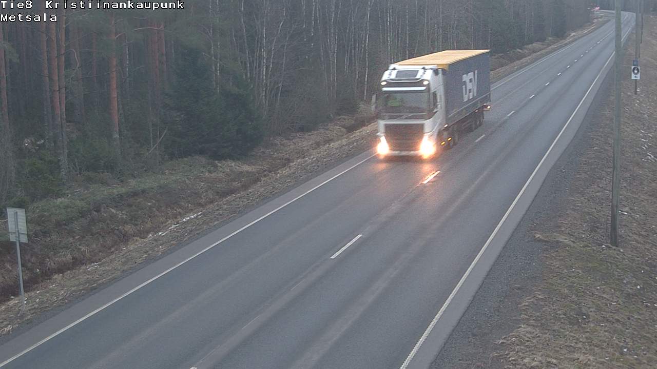 Kelikamerat Kuva Tie 8 Kristiinankaupunki, Metsälä, Kristiinankaupunki, Pohjanmaa