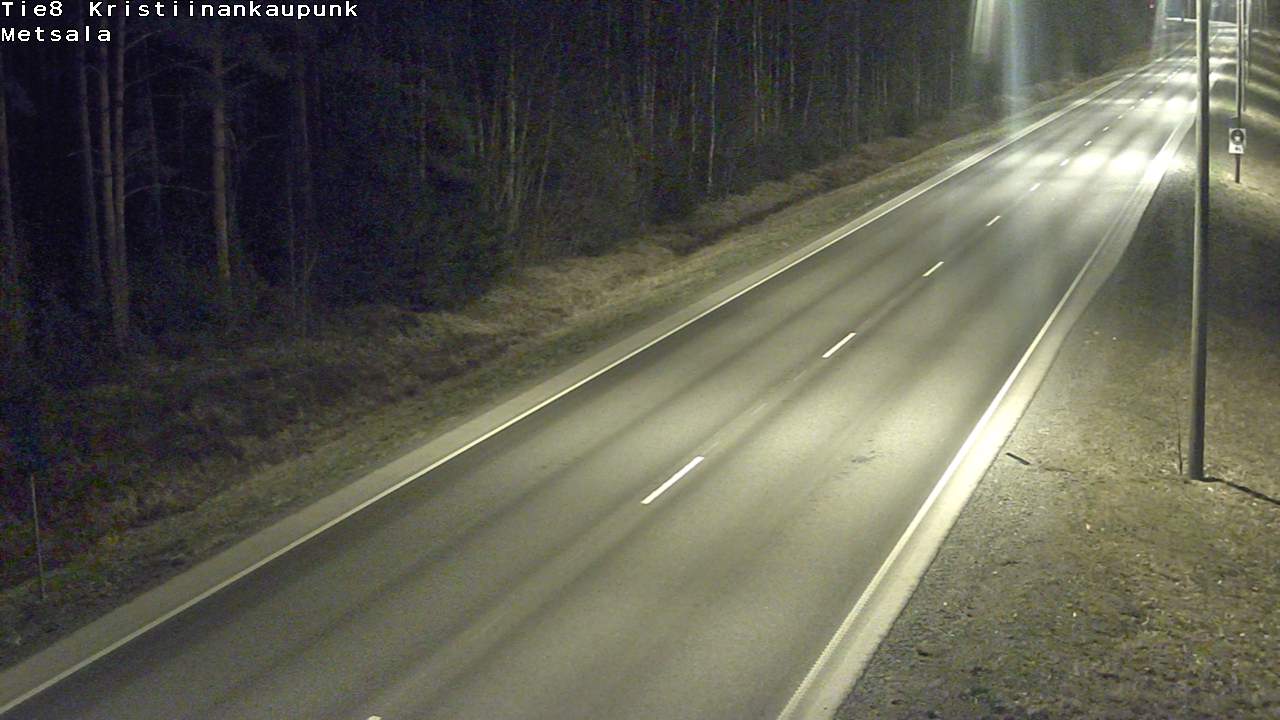 Weather Camera Image Road 8 Kristiinankaupunki Metsälä, Kristiinankaupunki, Pohjanmaa