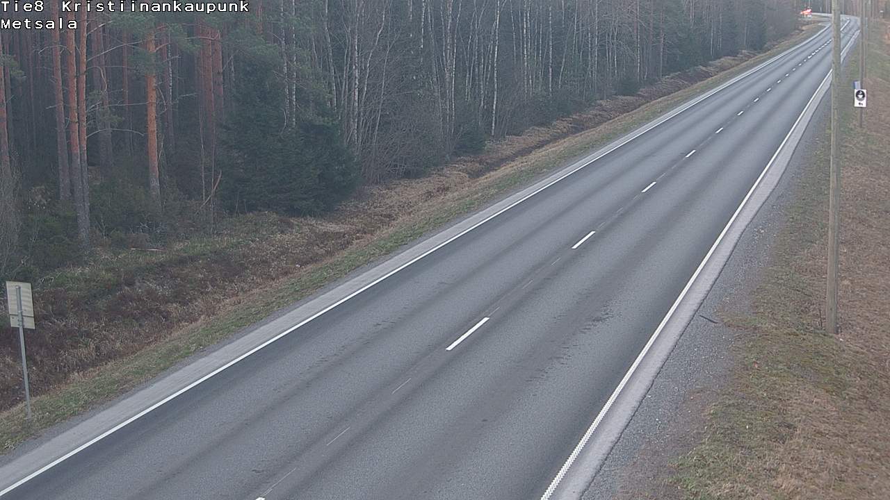Kelikamerat Kuva Tie 8 Kristiinankaupunki, Metsälä, Kristiinankaupunki, Pohjanmaa