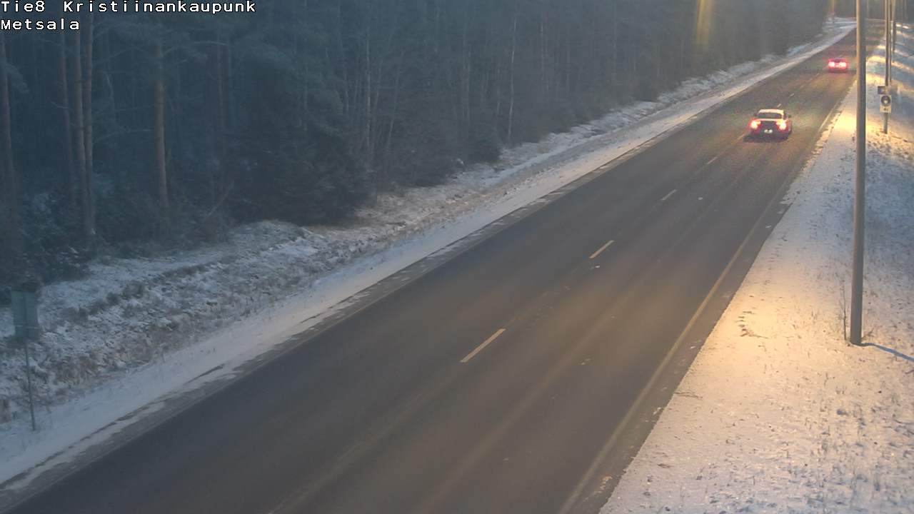 Kelikamerat Kuva Tie 8 Kristiinankaupunki, Metsälä, Kristiinankaupunki, Pohjanmaa