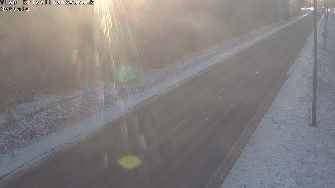 Weather Camera Image Road 8 Kristiinankaupunki Metsälä, Kristiinankaupunki, Pohjanmaa