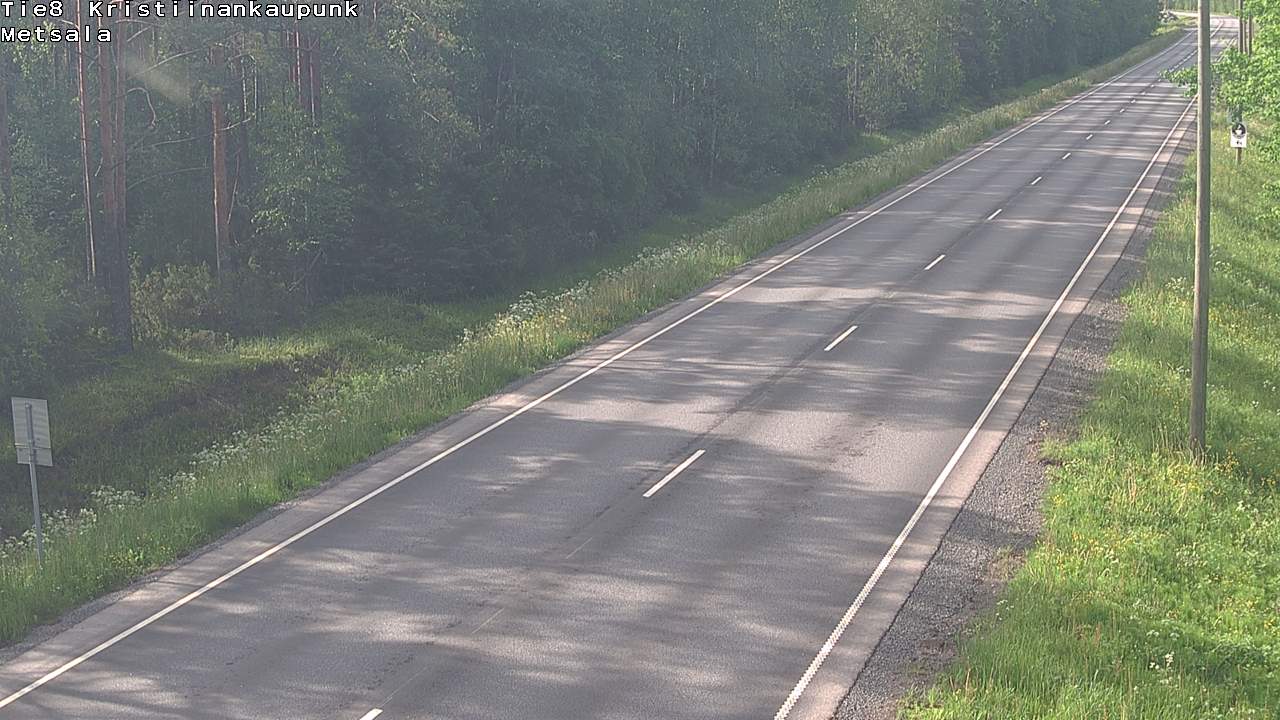 Weather Camera Image Väg 8 Kristinestad, Ömossa, Kristiinankaupunki, Pohjanmaa