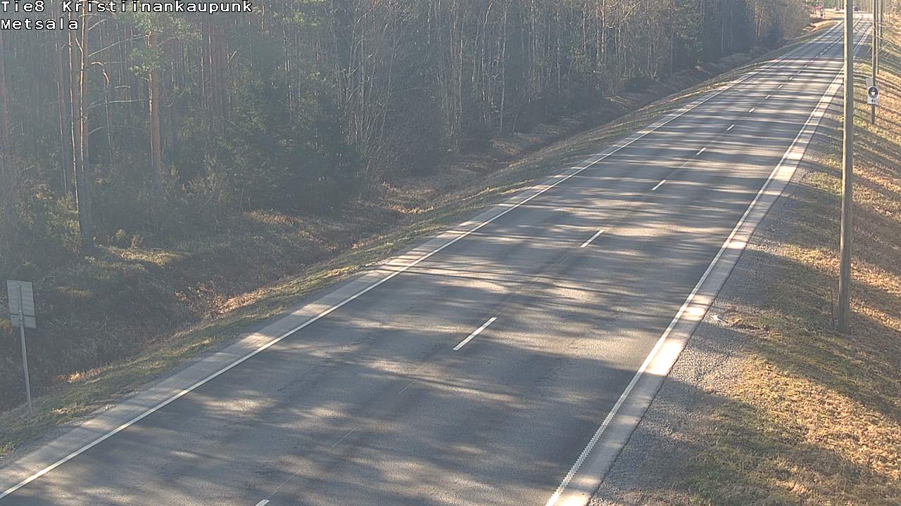 Weather Camera Image Väg 8 Kristinestad, Ömossa, Kristiinankaupunki, Pohjanmaa