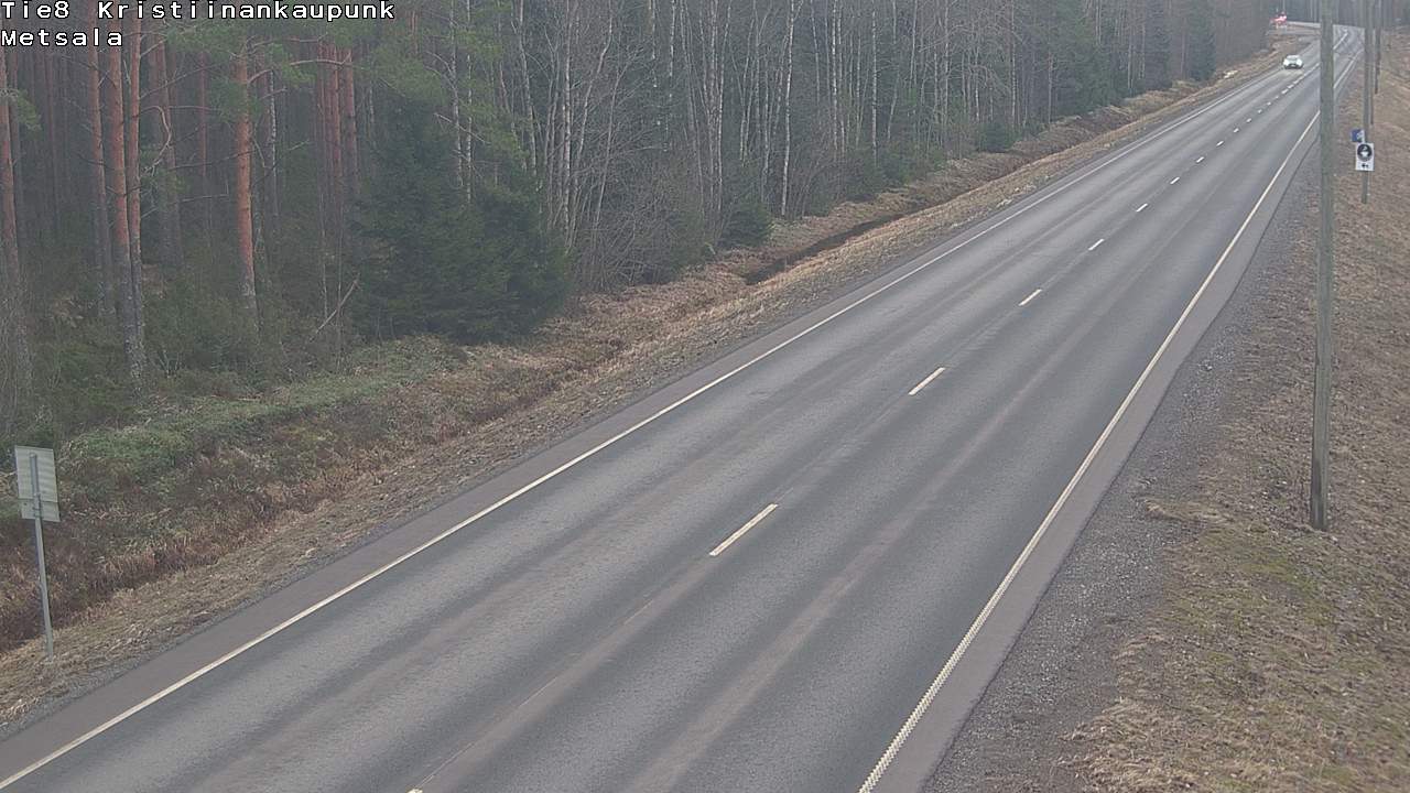 Weather Camera Image Road 8 Kristiinankaupunki Metsälä, Kristiinankaupunki, Pohjanmaa