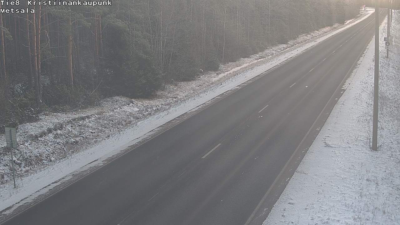 Kelikamerat Kuva Tie 8 Kristiinankaupunki, Metsälä, Kristiinankaupunki, Pohjanmaa