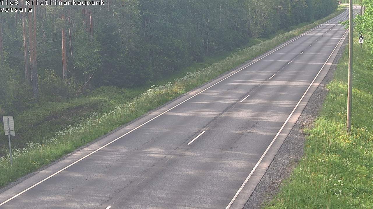 Weather Camera Image Väg 8 Kristinestad, Ömossa, Kristiinankaupunki, Pohjanmaa