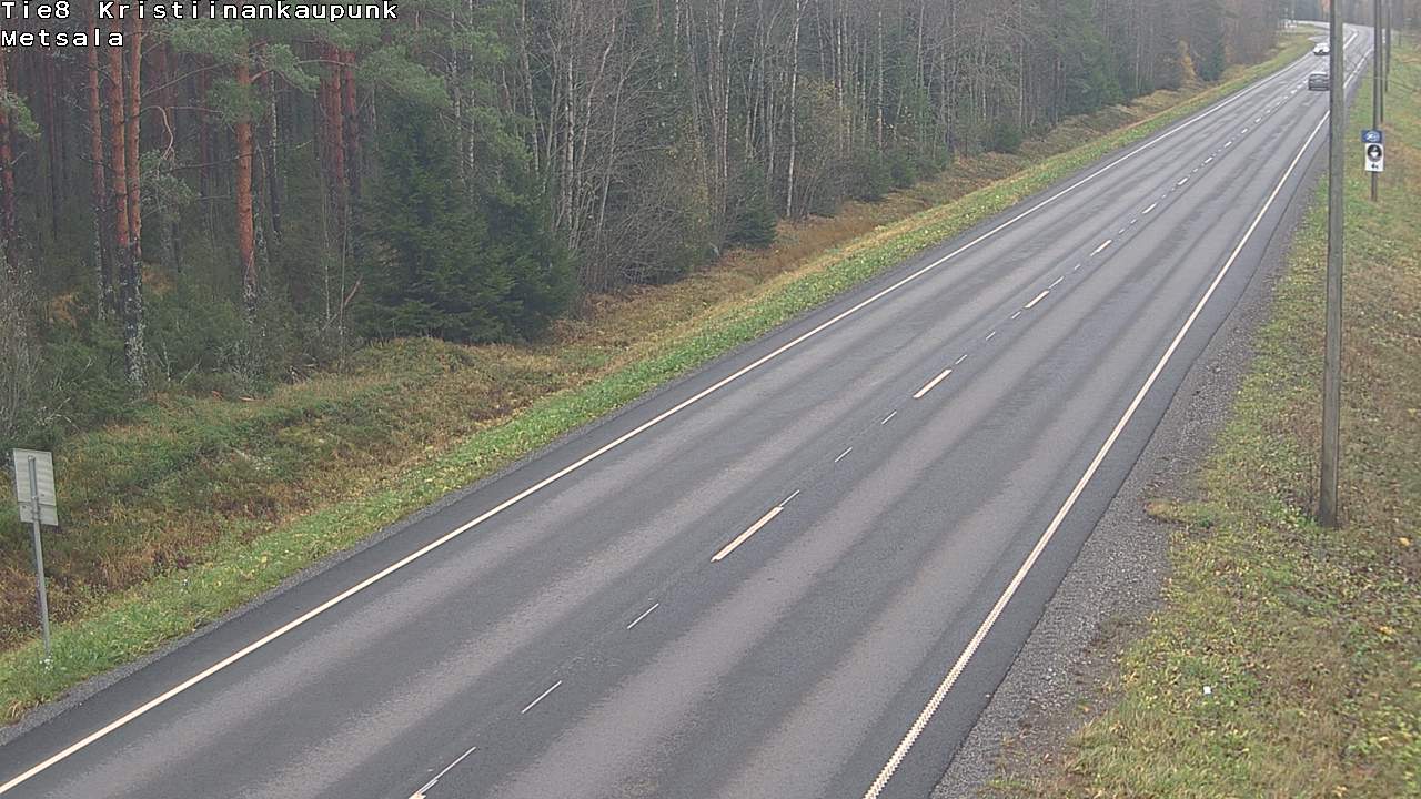 Kelikamerat Kuva Tie 8 Kristiinankaupunki, Metsälä, Kristiinankaupunki, Pohjanmaa