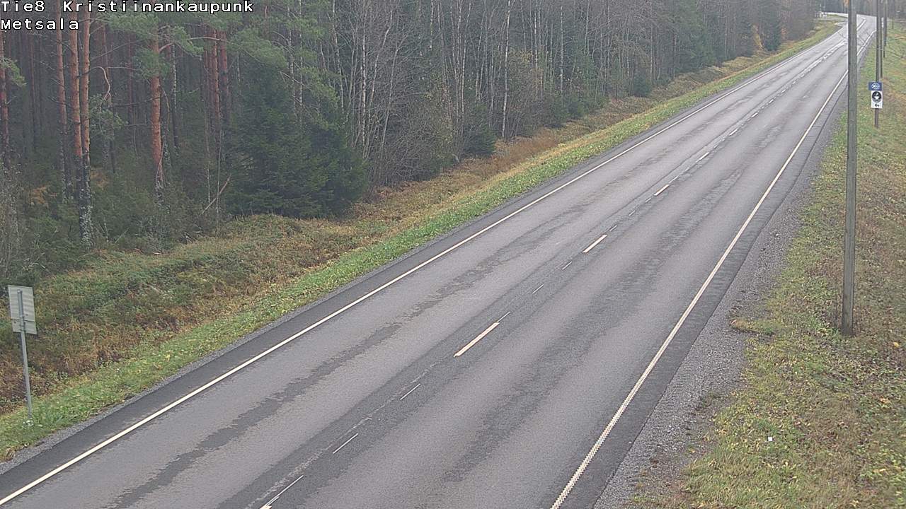 Kelikamerat Kuva Tie 8 Kristiinankaupunki, Metsälä, Kristiinankaupunki, Pohjanmaa