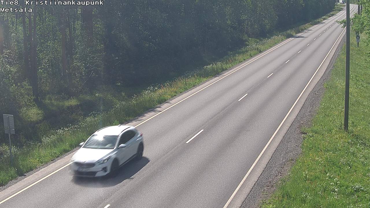 Weather Camera Image Väg 8 Kristinestad, Ömossa, Kristiinankaupunki, Pohjanmaa