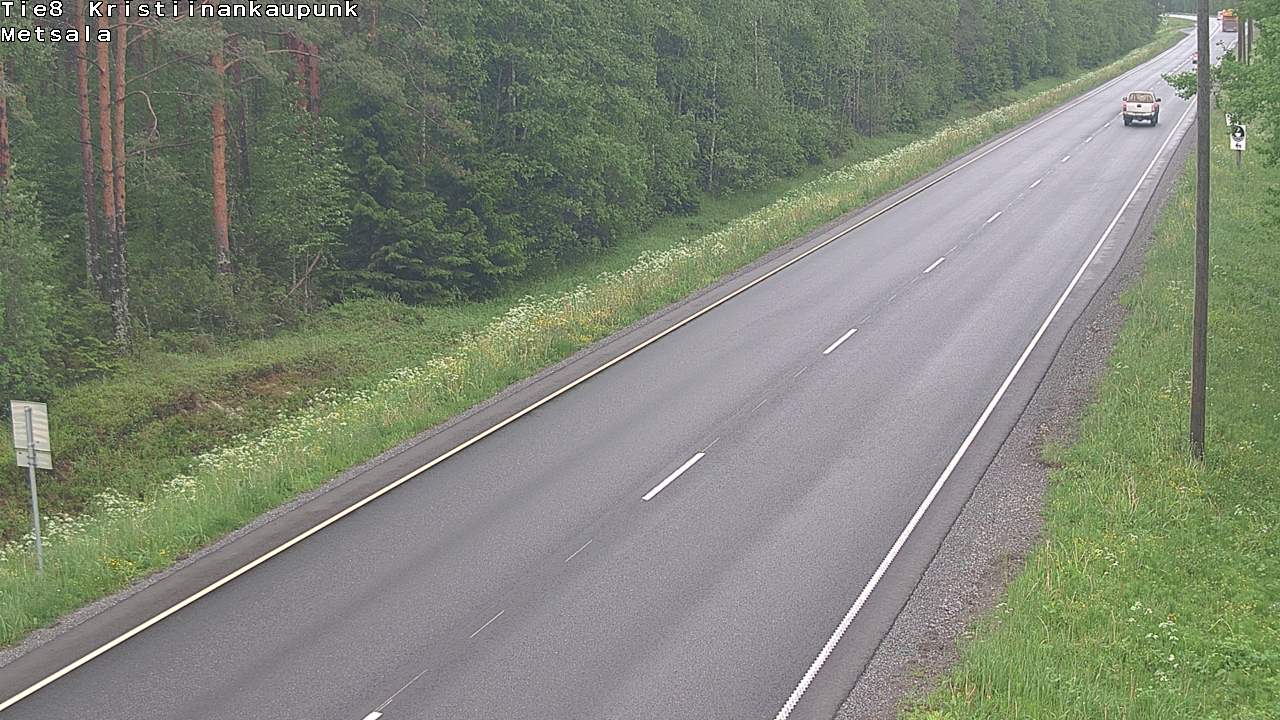Kelikamerat Kuva Tie 8 Kristiinankaupunki, Metsälä, Kristiinankaupunki, Pohjanmaa