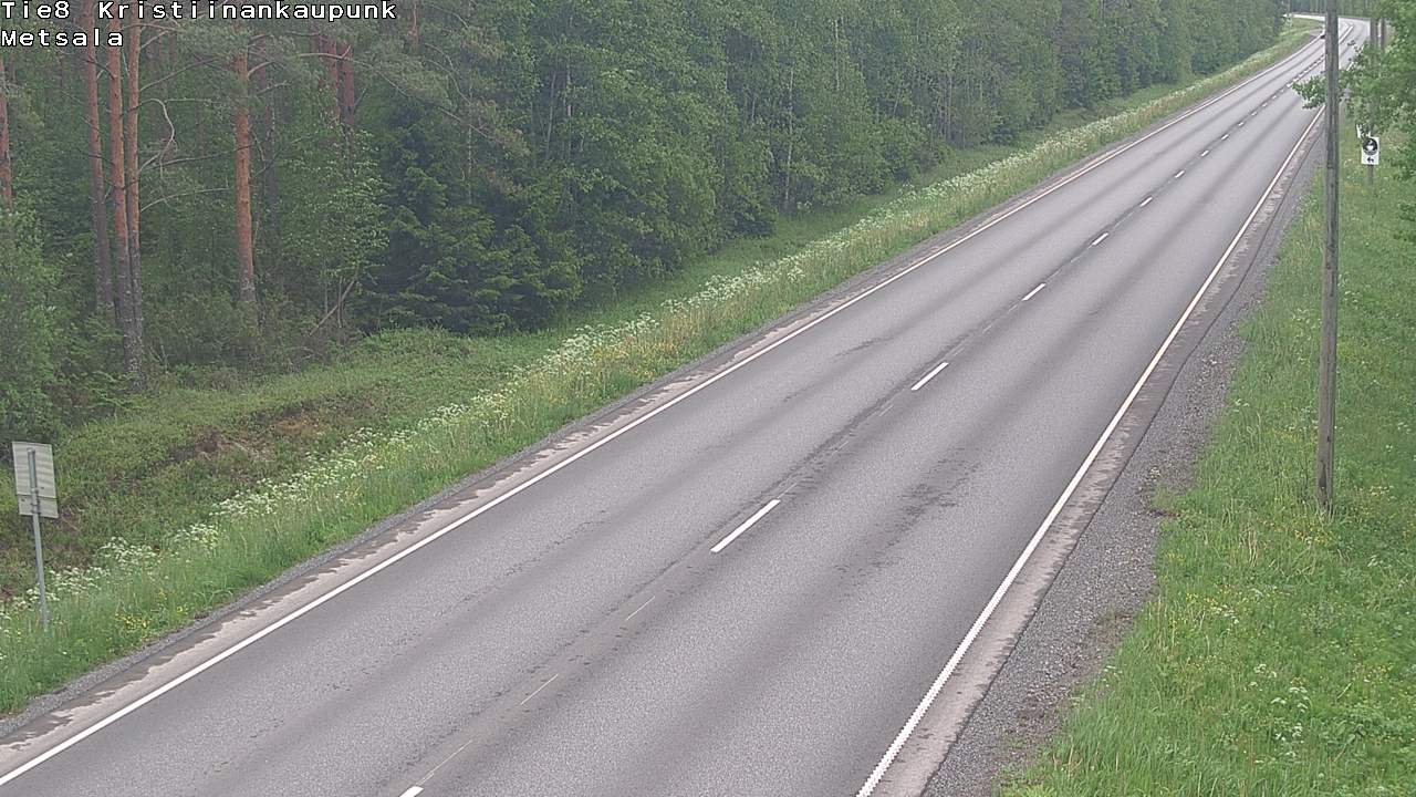 Kelikamerat Kuva Tie 8 Kristiinankaupunki, Metsälä, Kristiinankaupunki, Pohjanmaa