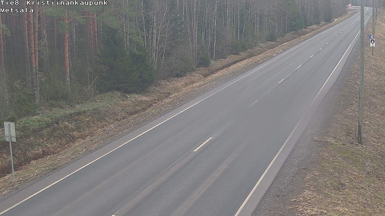 Kelikamerat Kuva Tie 8 Kristiinankaupunki, Metsälä, Kristiinankaupunki, Pohjanmaa