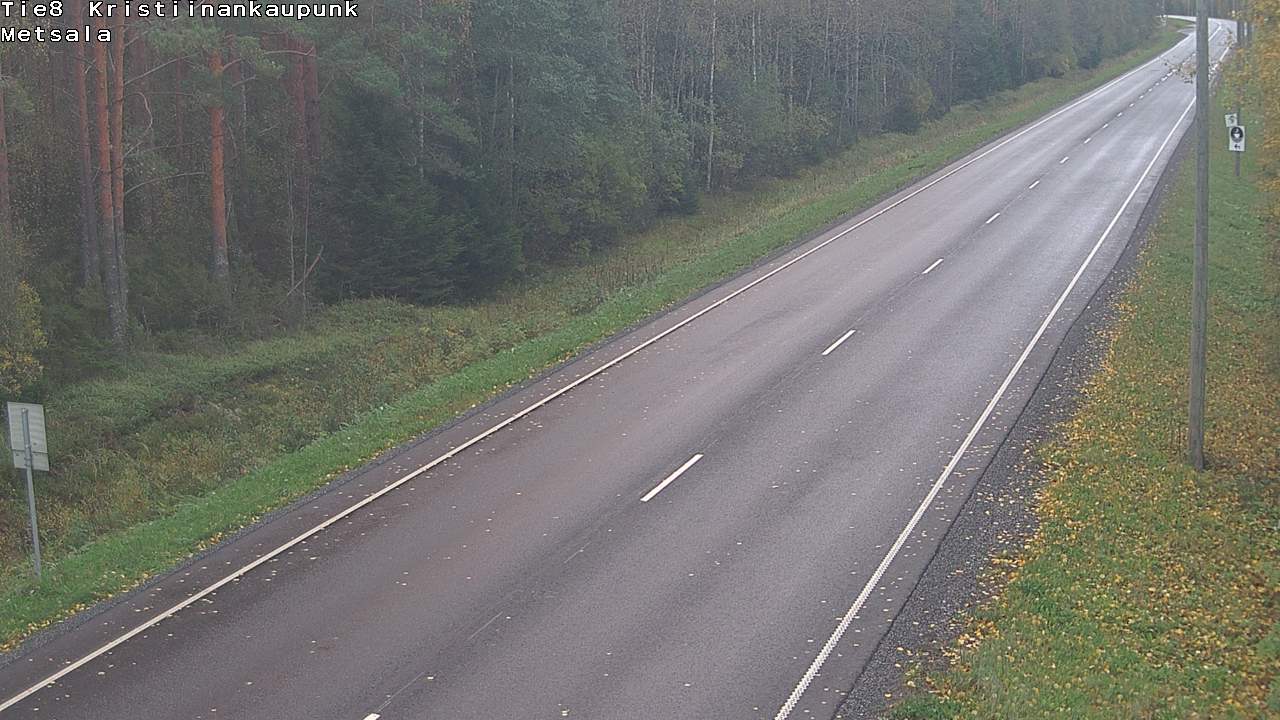 Weather Camera Image Väg 8 Kristinestad, Ömossa, Kristiinankaupunki, Pohjanmaa