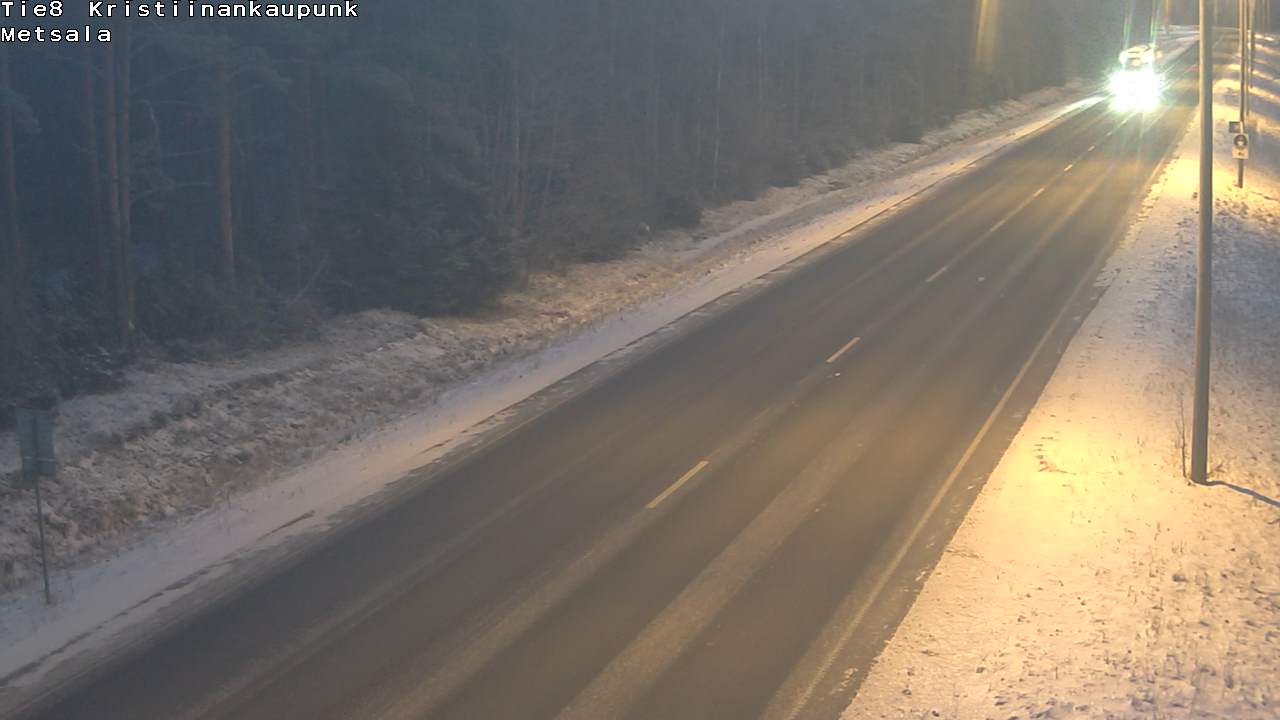 Kelikamerat Kuva Tie 8 Kristiinankaupunki, Metsälä, Kristiinankaupunki, Pohjanmaa