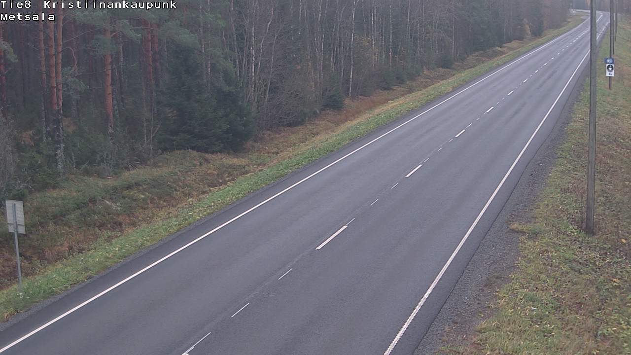 Kelikamerat Kuva Tie 8 Kristiinankaupunki, Metsälä, Kristiinankaupunki, Pohjanmaa