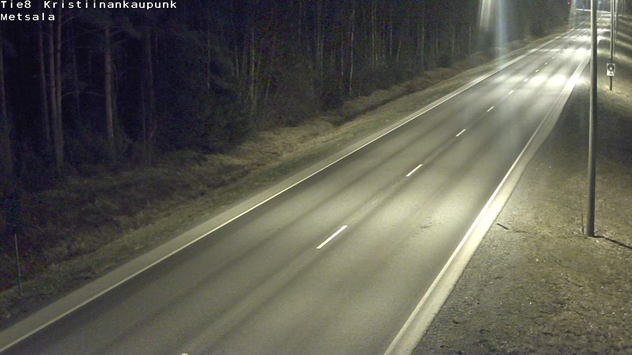 Weather Camera Image Road 8 Kristiinankaupunki Metsälä, Kristiinankaupunki, Pohjanmaa
