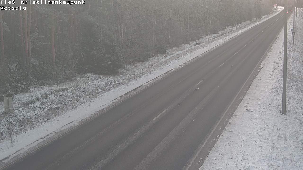 Weather Camera Image Road 8 Kristiinankaupunki Metsälä, Kristiinankaupunki, Pohjanmaa