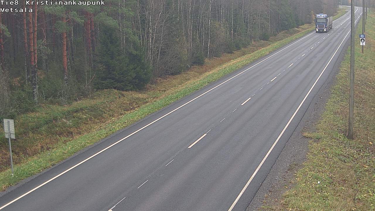 Kelikamerat Kuva Tie 8 Kristiinankaupunki, Metsälä, Kristiinankaupunki, Pohjanmaa