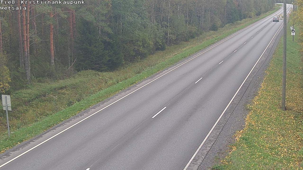 Kelikamerat Kuva Tie 8 Kristiinankaupunki, Metsälä, Kristiinankaupunki, Pohjanmaa
