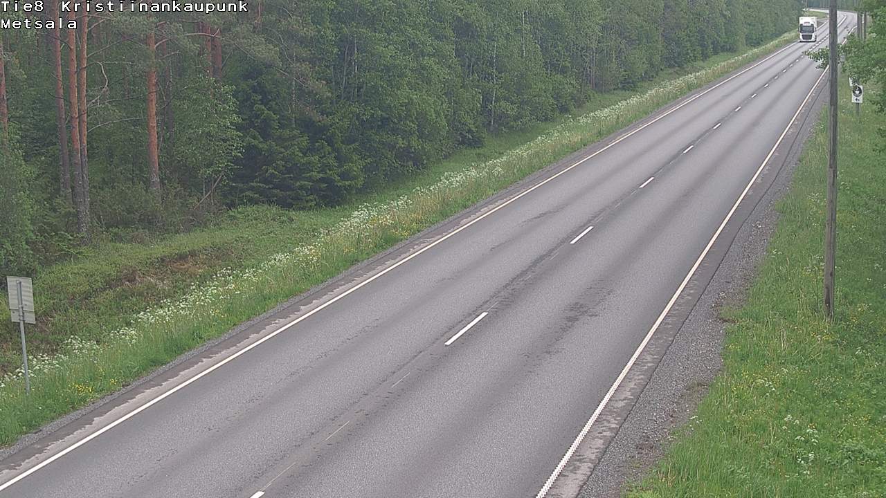 Kelikamerat Kuva Tie 8 Kristiinankaupunki, Metsälä, Kristiinankaupunki, Pohjanmaa