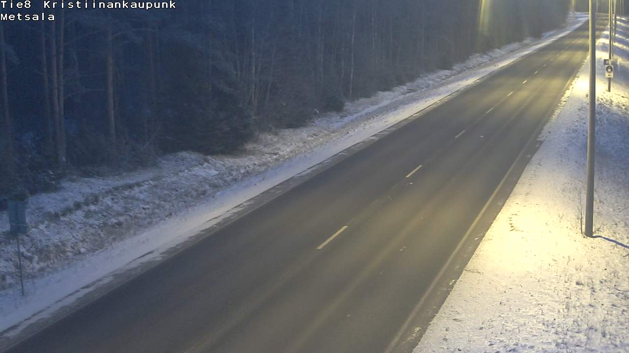 Kelikamerat Kuva Tie 8 Kristiinankaupunki, Metsälä, Kristiinankaupunki, Pohjanmaa