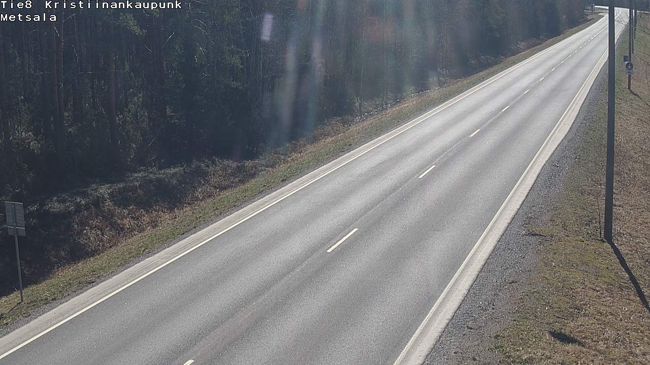 Weather Camera Image Väg 8 Kristinestad, Ömossa, Kristiinankaupunki, Pohjanmaa