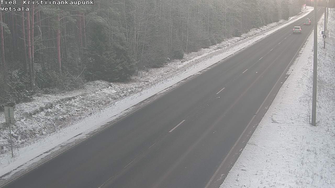 Weather Camera Image Road 8 Kristiinankaupunki Metsälä, Kristiinankaupunki, Pohjanmaa