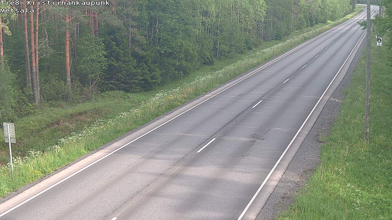 Kelikamerat Kuva Tie 8 Kristiinankaupunki, Metsälä, Kristiinankaupunki, Pohjanmaa