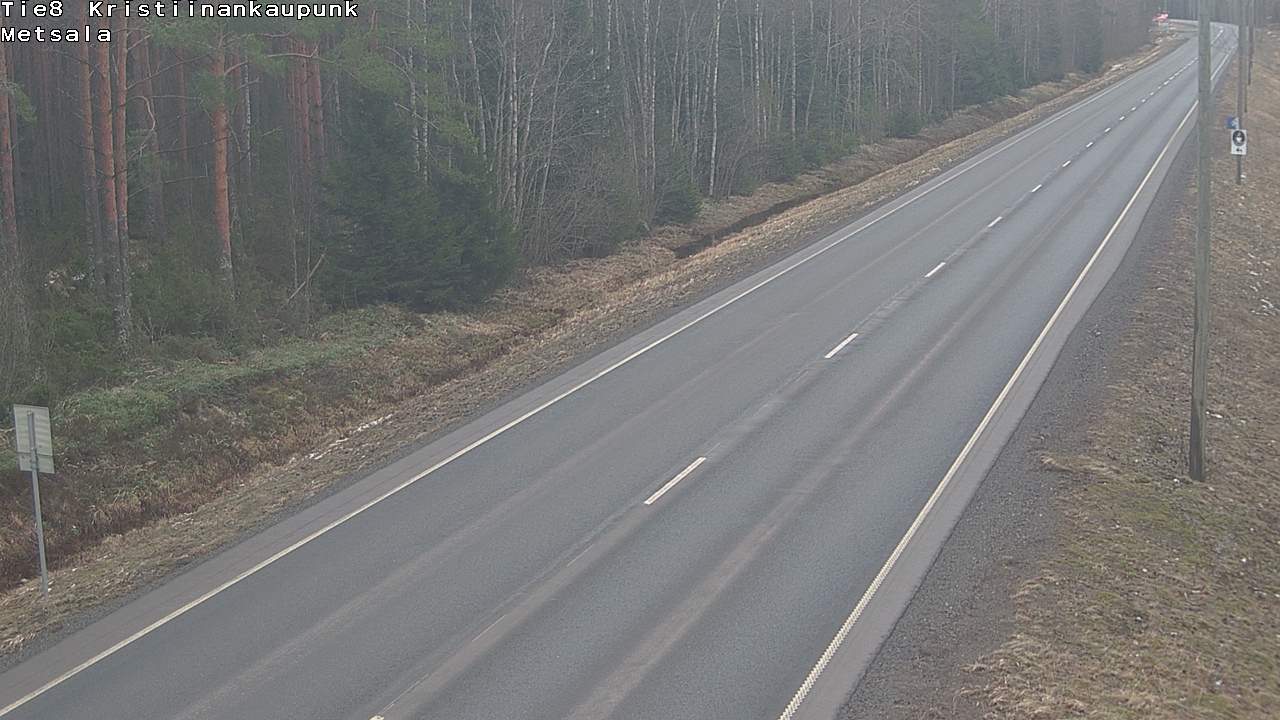 Kelikamerat Kuva Tie 8 Kristiinankaupunki, Metsälä, Kristiinankaupunki, Pohjanmaa