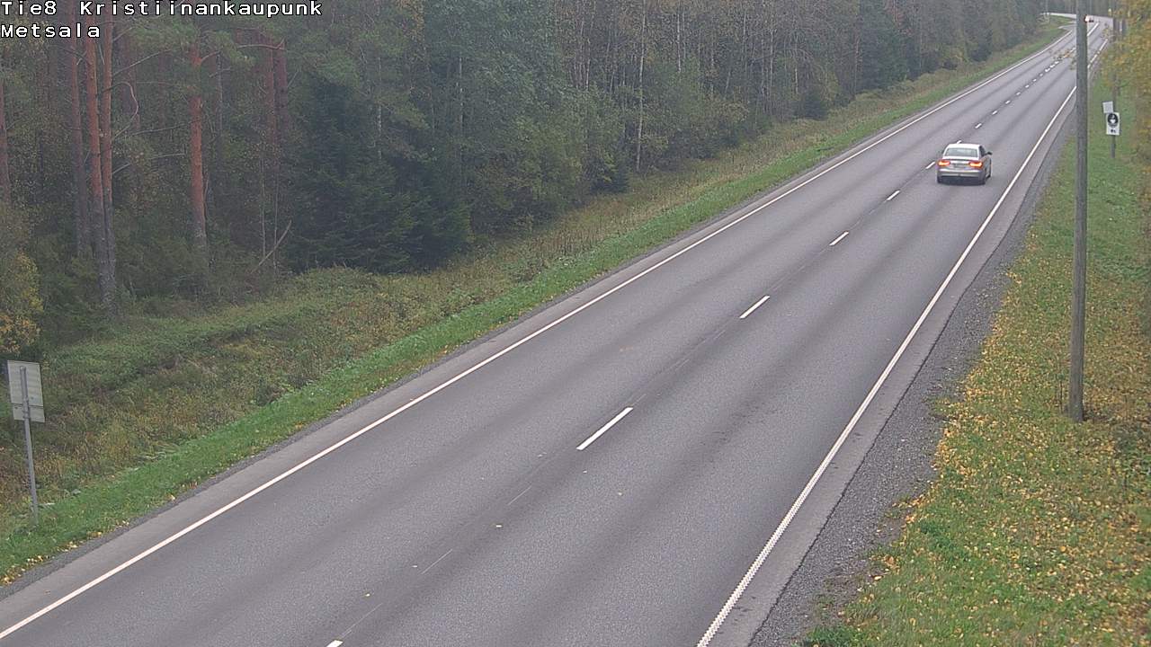 Kelikamerat Kuva Tie 8 Kristiinankaupunki, Metsälä, Kristiinankaupunki, Pohjanmaa