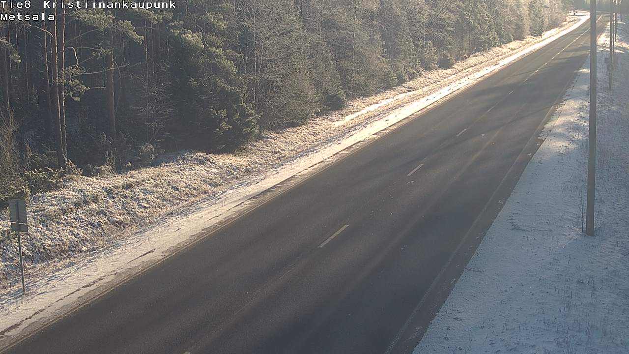 Weather Camera Image Road 8 Kristiinankaupunki Metsälä, Kristiinankaupunki, Pohjanmaa