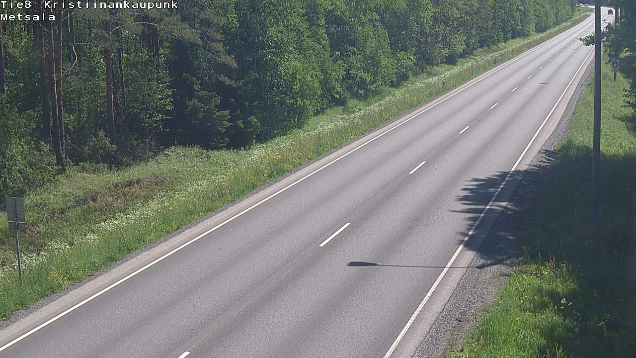 Weather Camera Image Väg 8 Kristinestad, Ömossa, Kristiinankaupunki, Pohjanmaa