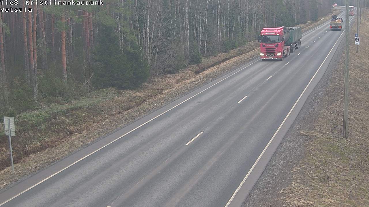 Kelikamerat Kuva Tie 8 Kristiinankaupunki, Metsälä, Kristiinankaupunki, Pohjanmaa