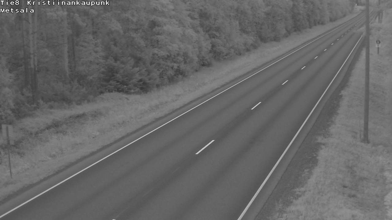 Weather Camera Image Road 8 Kristiinankaupunki Metsälä, Kristiinankaupunki, Pohjanmaa
