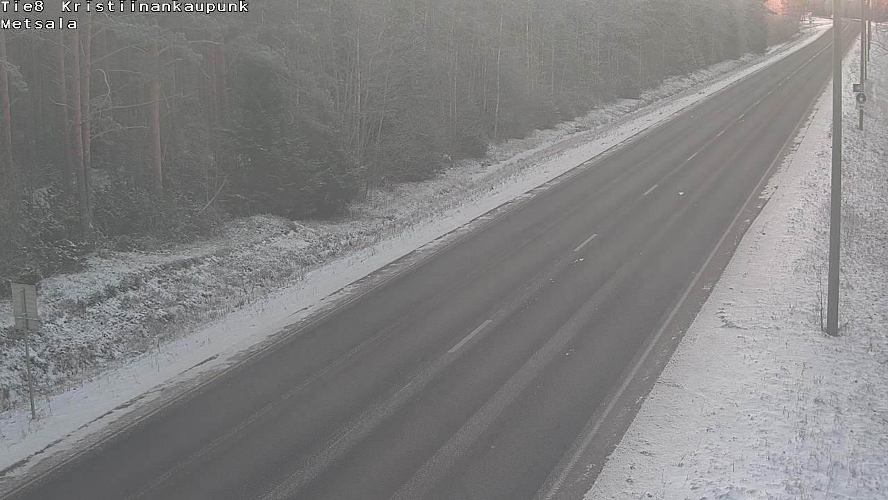Weather Camera Image Road 8 Kristiinankaupunki Metsälä, Kristiinankaupunki, Pohjanmaa