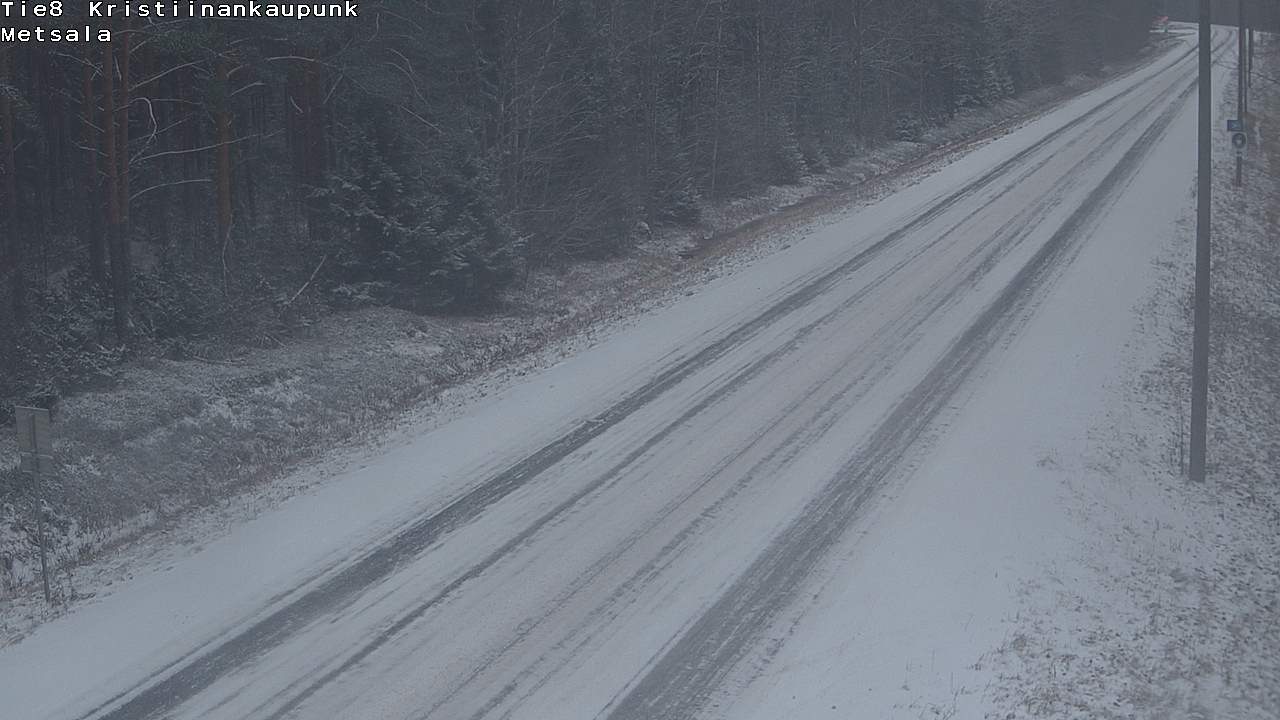 Kelikamerat Kuva Tie 8 Kristiinankaupunki, Metsälä, Kristiinankaupunki, Pohjanmaa