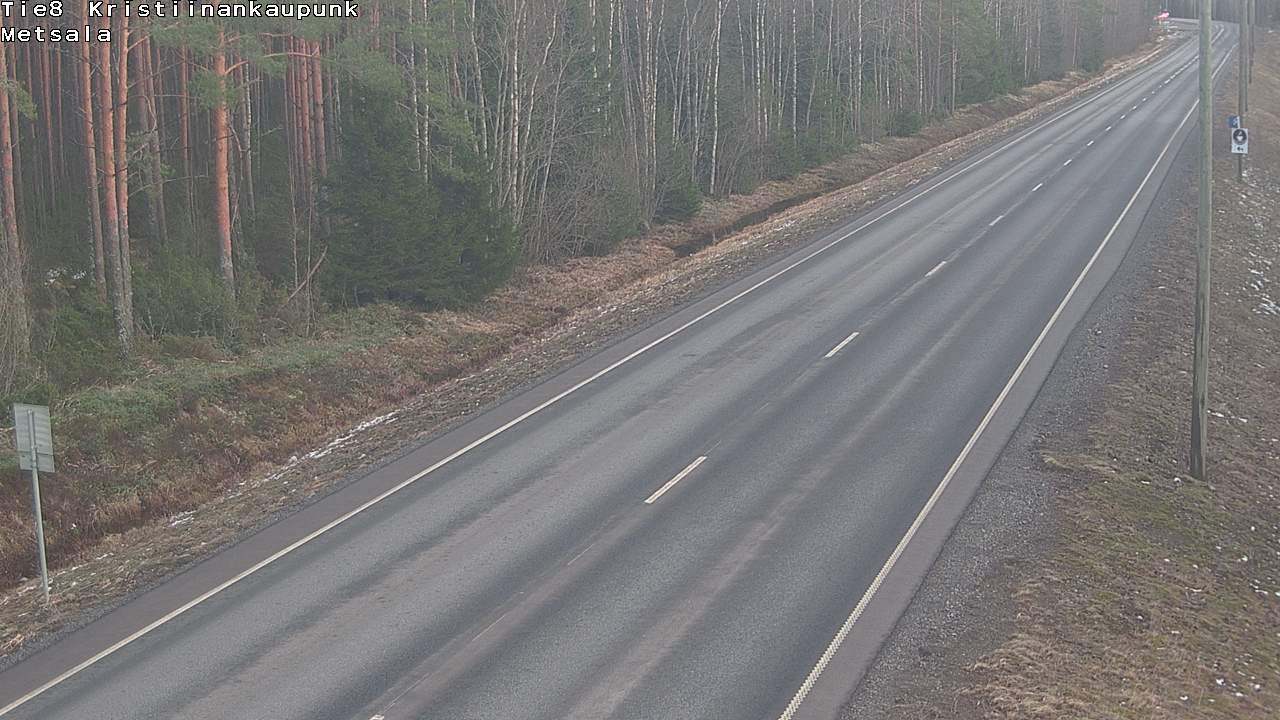 Kelikamerat Kuva Tie 8 Kristiinankaupunki, Metsälä, Kristiinankaupunki, Pohjanmaa