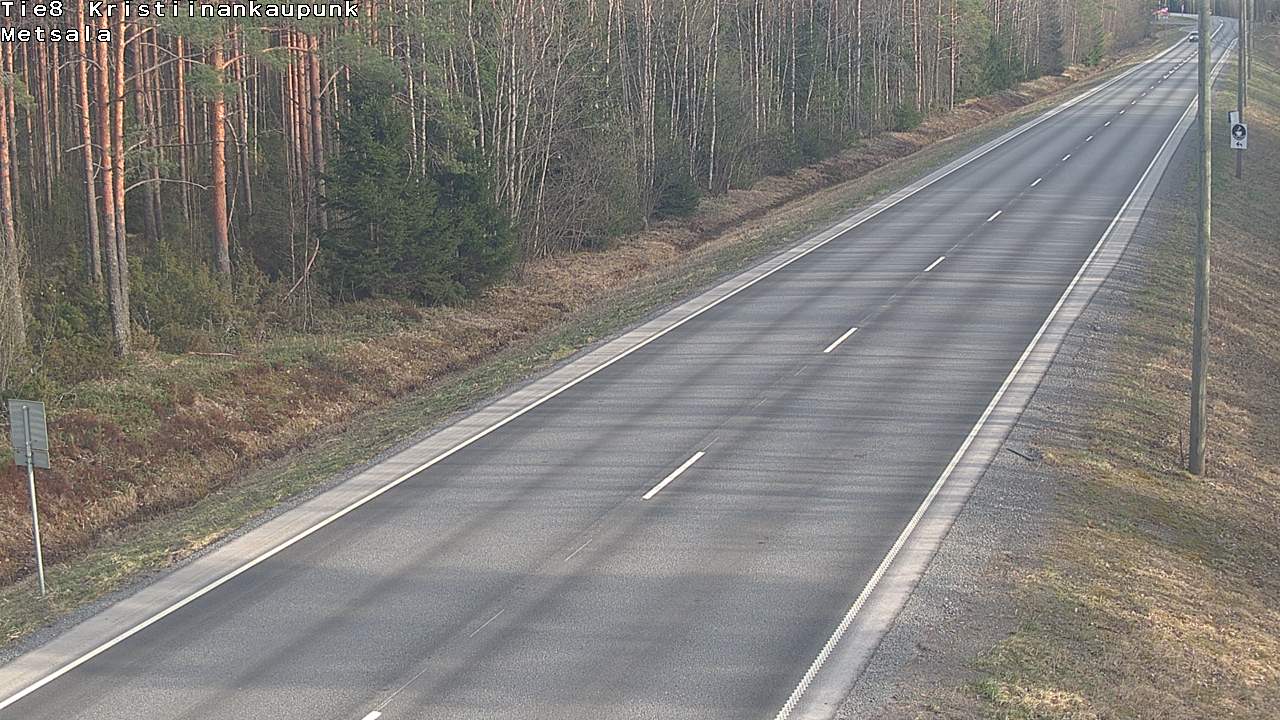 Weather Camera Image Väg 8 Kristinestad, Ömossa, Kristiinankaupunki, Pohjanmaa