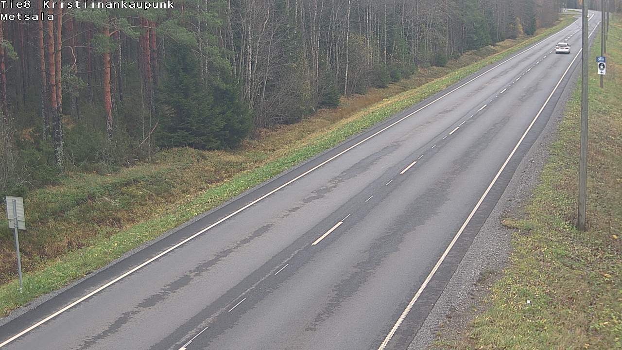 Kelikamerat Kuva Tie 8 Kristiinankaupunki, Metsälä, Kristiinankaupunki, Pohjanmaa