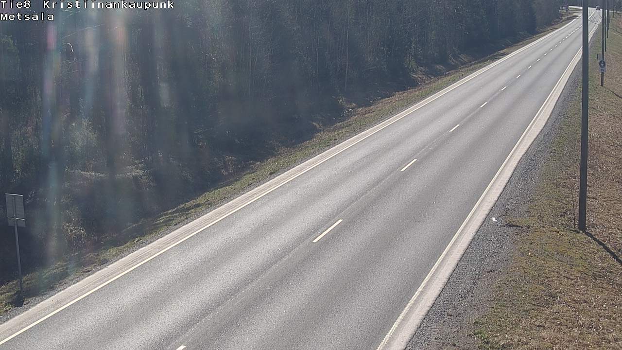 Weather Camera Image Väg 8 Kristinestad, Ömossa, Kristiinankaupunki, Pohjanmaa