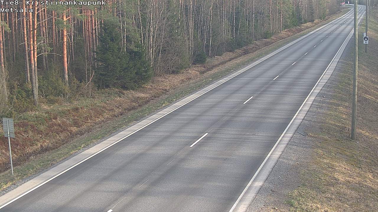 Weather Camera Image Väg 8 Kristinestad, Ömossa, Kristiinankaupunki, Pohjanmaa