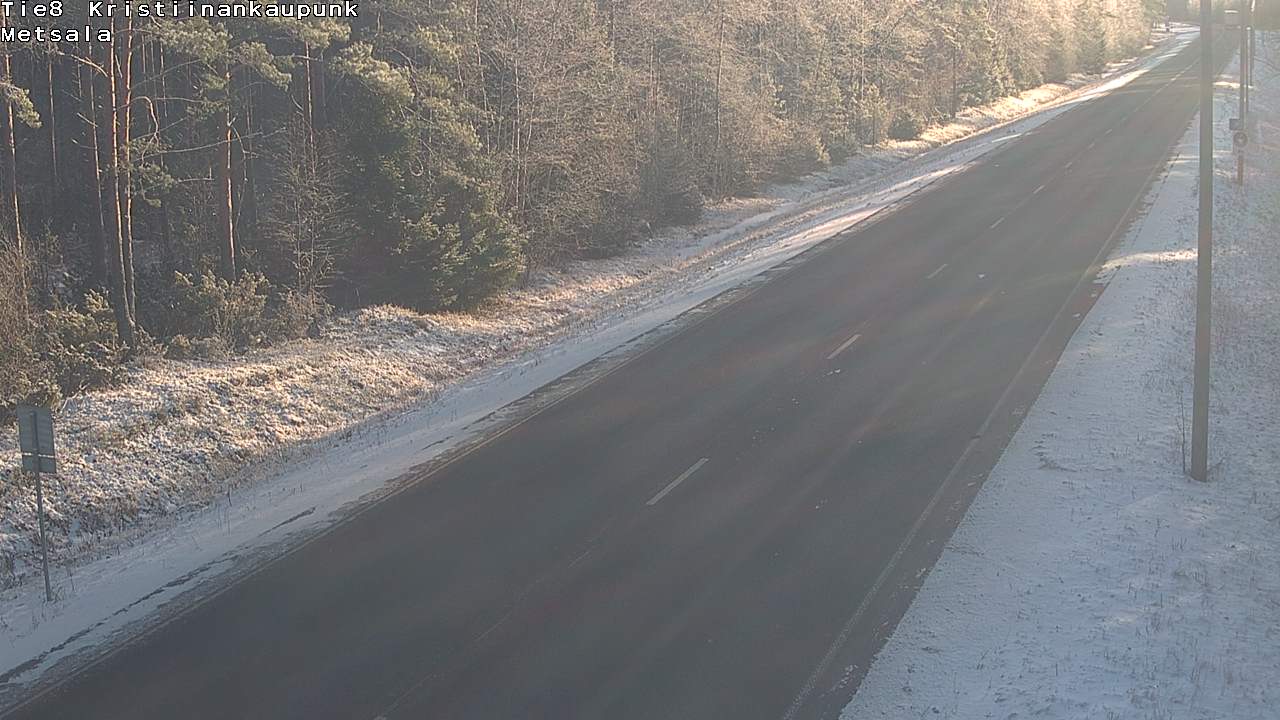 Weather Camera Image Road 8 Kristiinankaupunki Metsälä, Kristiinankaupunki, Pohjanmaa