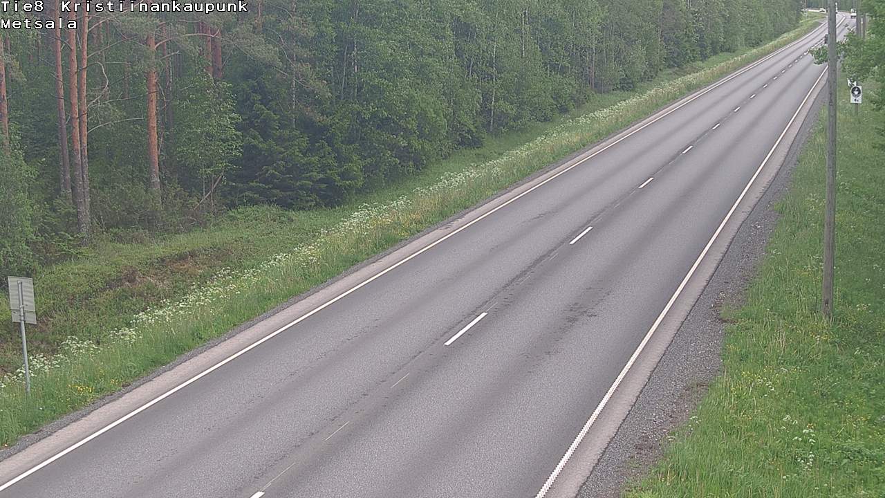 Kelikamerat Kuva Tie 8 Kristiinankaupunki, Metsälä, Kristiinankaupunki, Pohjanmaa