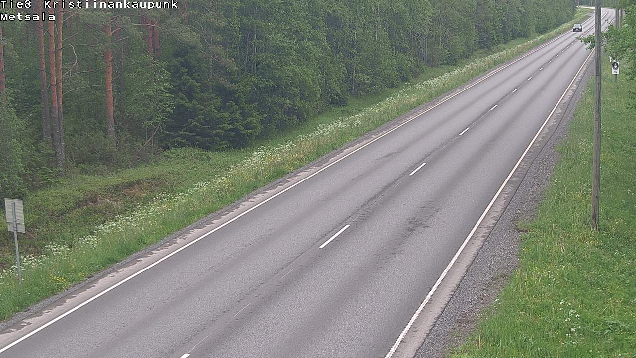 Kelikamerat Kuva Tie 8 Kristiinankaupunki, Metsälä, Kristiinankaupunki, Pohjanmaa