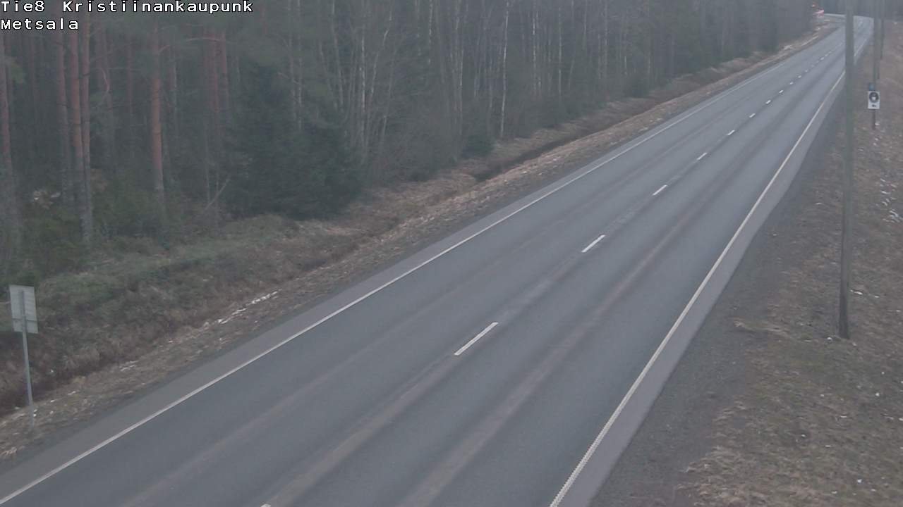 Kelikamerat Kuva Tie 8 Kristiinankaupunki, Metsälä, Kristiinankaupunki, Pohjanmaa