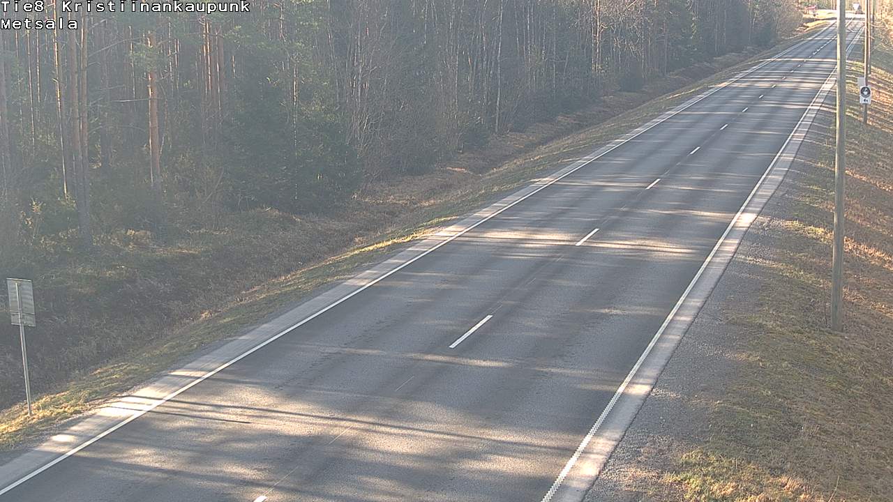 Weather Camera Image Väg 8 Kristinestad, Ömossa, Kristiinankaupunki, Pohjanmaa