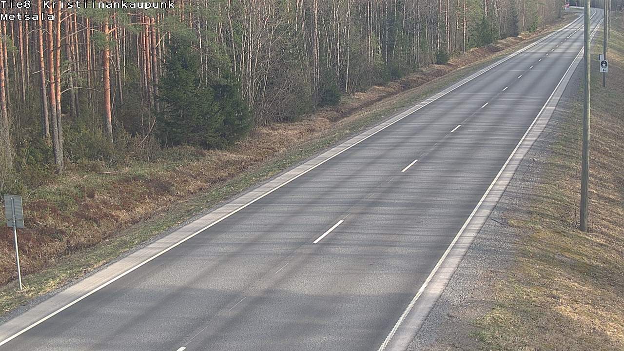 Weather Camera Image Väg 8 Kristinestad, Ömossa, Kristiinankaupunki, Pohjanmaa