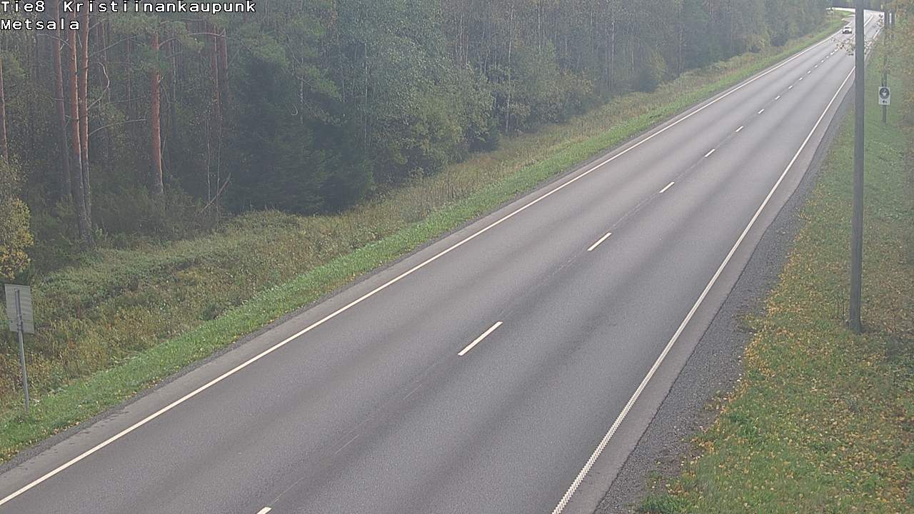 Weather Camera Image Road 8 Kristiinankaupunki Metsälä, Kristiinankaupunki, Pohjanmaa