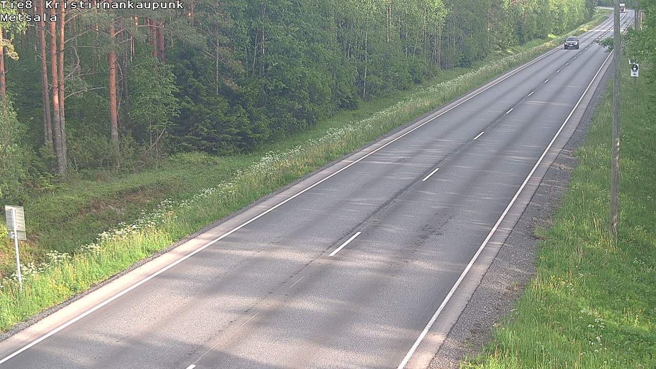 Kelikamerat Kuva Tie 8 Kristiinankaupunki, Metsälä, Kristiinankaupunki, Pohjanmaa